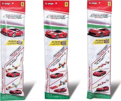 Bburago Ferrari JUMP rampa 3 druhy