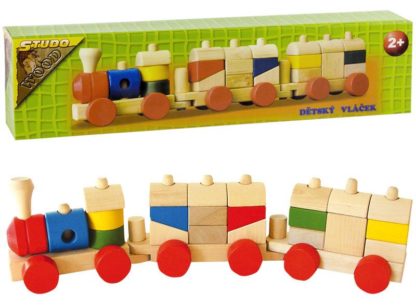 Vlak malý dřevěný