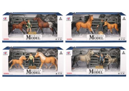 Sada Model Svět zvířat 2 kůň a hříbě s figurkou