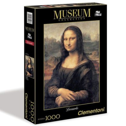 Puzzle Museum 1000 dílků Leonardo - Mona Lisa