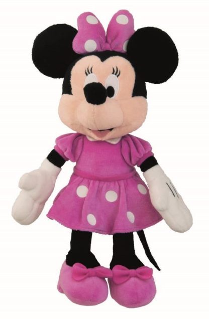Disney plyš 22cm Minnie růžové šatičky
