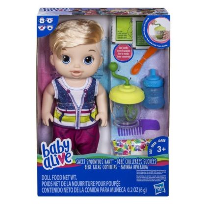 Baby Alive Blonďatý chlapec s mixérem