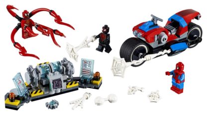 Lego Super Heroes Spiderman a záchrana na motorce