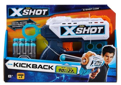 X-SHOT - kickback pistole s 8 náboji