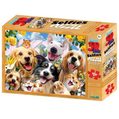 Puzzle 3D 100 dílků Přátelé ze zahrady