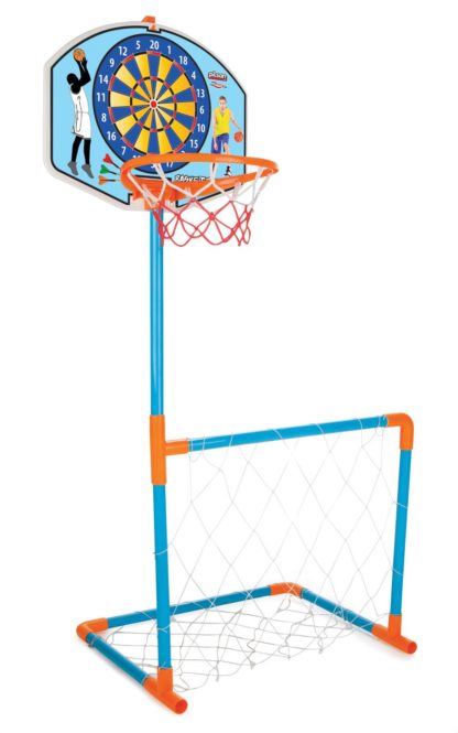 Basket + fotbalová branka s míčem