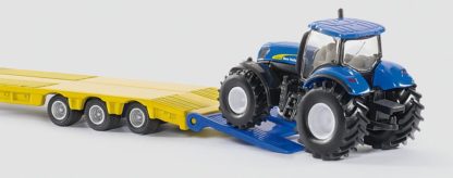 SIKU Super - Tahač s vlekem a 2 traktory New Holland 1:87