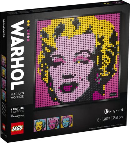 Lego Zebra Andy Warhol's Marilyn Monroe