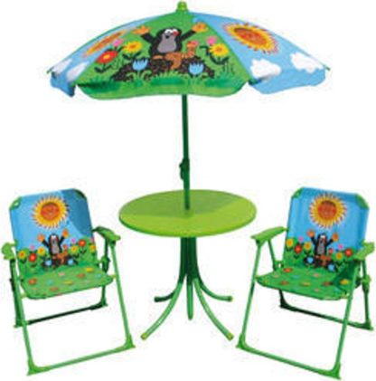 WIKY Zahradní set Krtek židle + stolek + deštník