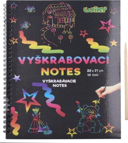 Vyškrabovací notes 28x21