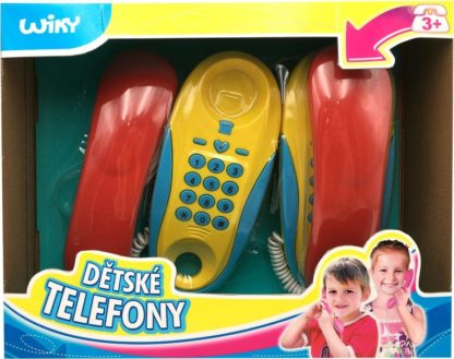 Dětské drátové telefony - český obal